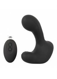 Черная анальная вибропробка с функцией расширения RC Butt Plug with 3 functions - Orion - в Первоуральске купить с доставкой