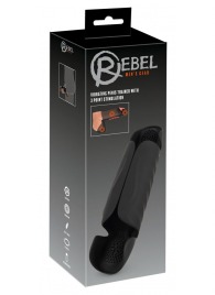 Черный вибромастурбатор с трехточечной стимуляцией Penis Trainer with 3 Point Stimulation - Orion - в Первоуральске купить с доставкой