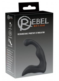 Черный перезаряжаемый стимулятор простаты с вибрацией - 14,6 см. - Orion - в Первоуральске купить с доставкой