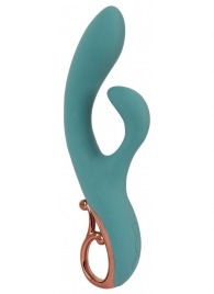 Бирюзовый вибратор-кролик The Magician Rabbit Vibrator - 22,5 см. - Orion