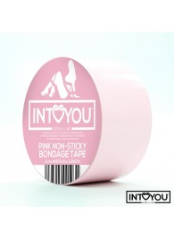 Розовый скотч для фиксации Non-Sticky Bondage Tape - 15 м. - Intoyou - купить с доставкой в Первоуральске