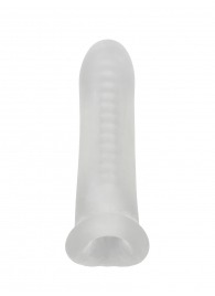 Белый фаллоудлинитель Striker - 13,5 см. - Lola Games - в Первоуральске купить с доставкой