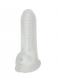 Белый фаллоудлинитель Striker - 13,5 см. - Lola Games - в Первоуральске купить с доставкой