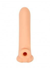 Телесный фаллоудлинитель Titan - 16,5 см. - Lola Games - в Первоуральске купить с доставкой