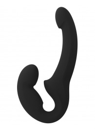 Черный безремневой страпон Share Lite - Fun Factory - купить с доставкой в Первоуральске