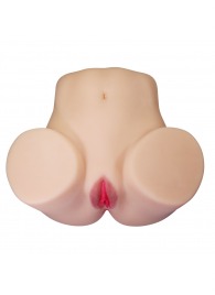 Телесный мастурбатор Julia с 2 любовными каналами - Baile - в Первоуральске купить с доставкой