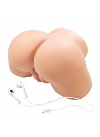 Телесный мастурбатор Olivia с 2 любовными отверстиями - Baile - в Первоуральске купить с доставкой