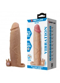 Телесная насадка на пенис Xerxes - 22 см. - Baile - в Первоуральске купить с доставкой