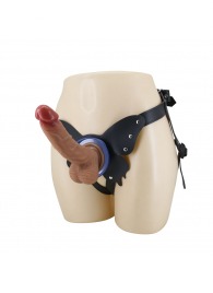 Поясной страпон Wells: трусики в форме бабочки и фаллоимитатор-насадка - Baile - купить с доставкой в Первоуральске