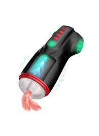 Интерактивный мастурбатор Raven с вакуумом, вибрацией и подсветкой - Shots Media BV - в Первоуральске купить с доставкой