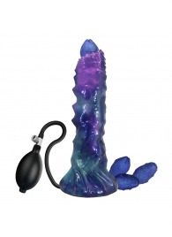 Фиолетовый яйцеродящий фаллоимитатор Duskwalker Sentinal на присоске - 22,4 см. - Baile - купить с доставкой в Первоуральске
