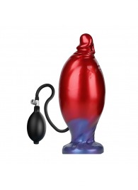 Красный фаллоимитатор с функцией расширения Shadow Behemoth - 21 см. - Baile