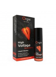 Жидкий вибратор Orgie High Voltage Strawberry - 15 мл. - ORGIE - купить с доставкой в Первоуральске