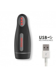 Черный автоматический мастурбатор с управлением через приложение - Oninder - в Первоуральске купить с доставкой