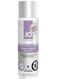 Лубрикант на водной основе для женщин JO AGAPE LUBRICANT ORIGINAL - 60 мл. - System JO - купить с доставкой в Первоуральске