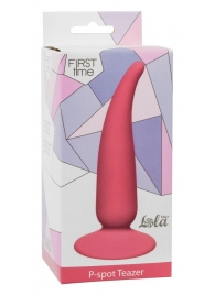 Розовая анальная пробка P-spot Teazer Pink - 12,2 см. - Lola Games - в Первоуральске купить с доставкой