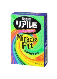 Презервативы Sagami Xtreme Miracle Fit - 5 шт. - Sagami - купить с доставкой в Первоуральске