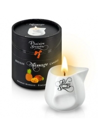 Массажная свеча с ароматом манго и ананаса Bougie de Massage Ananas Mangue - 80 мл. - Plaisir Secret - купить с доставкой в Первоуральске