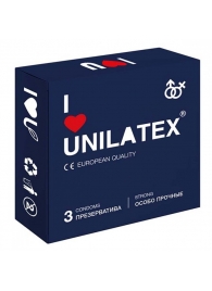 Ультрапрочные презервативы Unilatex Extra Strong - 3 шт. - Unilatex - купить с доставкой в Первоуральске