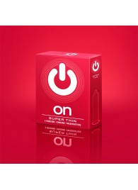 Супертонкие презервативы ON) Super Thin - 3 шт. - ON) - купить с доставкой в Первоуральске