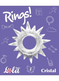 Прозрачное эрекционное кольцо Rings Cristal - Lola Games - в Первоуральске купить с доставкой