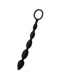 Черная анальная цепочка A-toys - 27,6 см. - A-toys в Первоуральске Черная анальная цепочка A-toys - 27,6 см. - A-toys