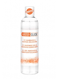 Гель-смазка 2-в-1 MASSAGE   LUBRICANT GUARANA - 300 мл. - Waterglide - купить с доставкой в Первоуральске