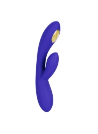 Фиолетовый вибратор с функцией электростимуляции Intimate E-Stimulator Dual Wand - 21,5 см. - California Exotic Novelties - купить с доставкой в Первоуральске