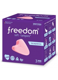 Женские гигиенические тампоны без веревочки FREEDOM normal - 3 шт. - Freedom - купить с доставкой в Первоуральске