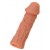 Телесная реалистичная насадка KOKOS Extreme Sleeve 05 с дополнительной стимуляцией - 12,7 см. - KOKOS - в Первоуральске купить с доставкой