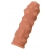 Телесная реалистичная насадка KOKOS Extreme Sleeve 11 с дополнительной стимуляцией - 12,7 см. - KOKOS - в Первоуральске купить с доставкой