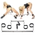 Комплект наручников и наножников с распорками Spread  em Bar and Cuff Set - Pipedream - купить с доставкой в Первоуральске