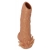 Телесная насадка с усиками и открытой головкой Nude Sleeve S - 10 см. - KOKOS - в Первоуральске купить с доставкой