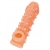 Телесная закрытая насадка с пупырышками Cock Sleeve Size L - 17,6 см. - KOKOS - в Первоуральске купить с доставкой