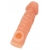 Телесная закрытая насадка с шершавой головкой Cock Sleeve Size L - 17,6 см. - KOKOS - в Первоуральске купить с доставкой