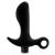 Черный анальный вибратор Silicone Vibrating Prostate Massager 01 - 10,8 см. - Blush Novelties - в Первоуральске купить с доставкой
