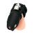Черная клетка для пениса Silicone Small 2 in Cock Cage With Ball Divider - BlueLine - купить с доставкой в Первоуральске