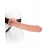 Фаллопротез телесного цвета Hollow Strap-On - 29 см. - Pipedream - купить с доставкой в Первоуральске