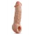 Телесная насадка-удлинитель Intrepid 9.25 Inch Realistic Penis Extender Sleeve - 23,5 см. - Blush Novelties - в Первоуральске купить с доставкой