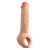Телесная насадка-удлинитель Thrive 8.75 Inch Realistic Penis Extender Sleeve - 22,2 см. - Blush Novelties - в Первоуральске купить с доставкой