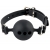 Силиконовый кляп-шар с отверстиями для дыхания Silicone Breathable Ball Gag Small - Pipedream - купить с доставкой в Первоуральске