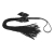 Чёрная плётка Lilly Whip Bijoux - Bijoux Indiscrets - купить с доставкой в Первоуральске