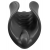 Чёрный мастурбатор Vibrating Silicone Stimulator с вибрацией - Pipedream - в Первоуральске купить с доставкой