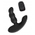 Черный силиконовый стимулятор простаты Levett Nitoc с пультом ДУ - Levett - в Первоуральске купить с доставкой