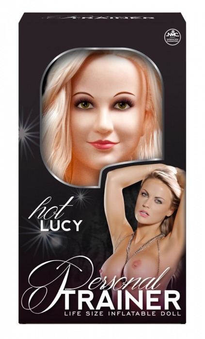 Надувная кукла с вибрацией и 2 любовными отверстиями Hot Lucy Lifesize Love Doll - NMC - в Первоуральске купить с доставкой