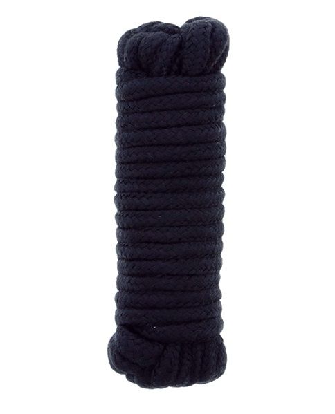 Чёрная веревка для связывания BONDX LOVE ROPE - 5 м. - Dream Toys - купить с доставкой в Первоуральске