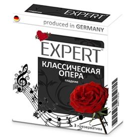 Гладкие презервативы Expert  Классическая опера  - 3 шт. - Expert - купить с доставкой в Первоуральске