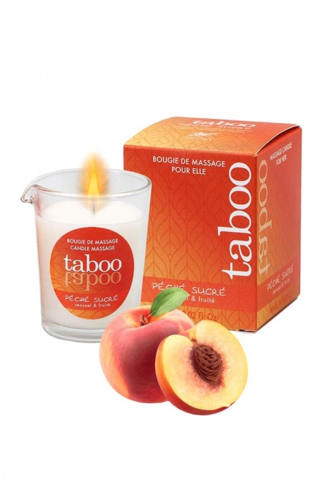 Массажное аромамасло с афродизиаками для женщин RUF Taboo Peche sucre - 60 гр. - RUF - купить с доставкой в Первоуральске