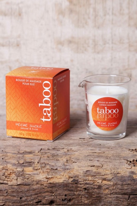 Массажное аромамасло с афродизиаками для женщин RUF Taboo Peche sucre - 60 гр. - RUF - купить с доставкой в Первоуральске