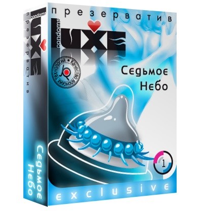 Презерватив LUXE  Exclusive  Седьмое небо  - 1 шт. - Luxe - купить с доставкой в Первоуральске